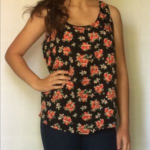 Black with Roses Shirt